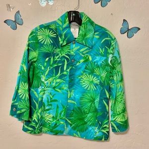 Versace jacket blouse skirt combo